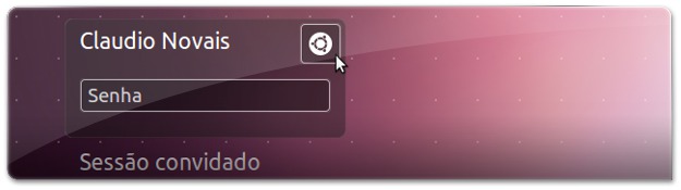 botao dos ambientes visuais do UbuntuM